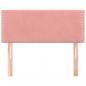 Preview: Kopfteil Rosa 100x5x78/88 cm Samt