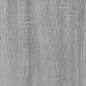 Preview: Bücherregal Grau Sonoma 100x33x70,5 cm Holzwerkstoff und Stahl