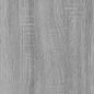 Preview: Bücherregal Grau Sonoma 100x33x100 cm Holzwerkstoff und Stahl