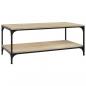Preview: Couchtisch Sonoma-Eiche 80x50x40 cm Holzwerkstoff