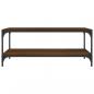Preview: Couchtisch Braun Eichen-Optik 80x50x40 cm Holzwerkstoff