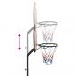 Preview: Basketballständer Schwarz 237-307 cm Polyethylen