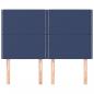 Preview: Kopfteile 4 Stk. Blau 72x5x78/88 cm Stoff