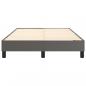 Preview: Bettgestell Grau 120x200 cm Kunstleder