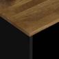 Preview: Beistelltisch 40x31x46 cm Massivholz Mango & Holzwerkstoff