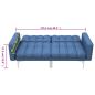 Preview: Schlafsofa Blau Stoff