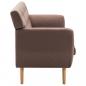 Preview: 3-Sitzer-Sofa Stoff 172x70x82 cm Braun