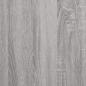 Preview: Sitzbank mit Stauraum Grau Sonoma 102x42x45 cm Holzwerkstoff