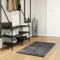 Preview: ARDEBO.de - Teppich HUARTE Kurzflor Weich und Waschbar Anthrazit 60x110 cm
