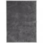 Preview: Teppich HUARTE Kurzflor Weich und Waschbar Anthrazit 140x200 cm