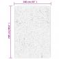 Preview: Teppich HUARTE Kurzflor Weich und Waschbar Anthrazit 160x230 cm