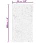 Preview: Teppich HUARTE Kurzflor Weich und Waschbar Anthrazit 80x150 cm