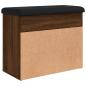 Preview: Schuhbank Braun Eichen-Optik 62x32x50 cm Holzwerkstoff