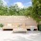 Preview: ARDEBO.de - 4-tlg. Garten-Lounge-Set Massivholz Kiefer