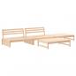 Preview: 4-tlg. Garten-Lounge-Set Massivholz Kiefer