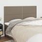 Preview: ARDEBO.de - Kopfteile 4 Stk. Taupe 80x5x78/88 cm Stoff