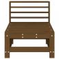 Preview: Garten-Mittelsofa Honigbraun Massivholz Kiefer