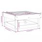 Preview: Gartenhocker Massivholz Douglasie