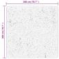 Preview: Teppich HUARTE Kurzflor Weich und Waschbar Anthrazit 200x200 cm