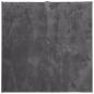 Preview: Teppich HUARTE Kurzflor Weich und Waschbar Anthrazit 240x240 cm