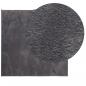 Preview: Teppich HUARTE Kurzflor Weich und Waschbar Anthrazit 240x240 cm