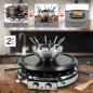 Preview: ProfiCook Raclette-/Fonduekombination PC-RG/FD 1245, 1900 W, Edelstahl (501245)