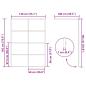 Preview: Duschwand für Begehbare Dusche mit Klarem ESG-Glas 140x195 cm