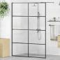Preview: Duschwand für Begehbare Dusche mit Klarem ESG-Glas 140x195 cm