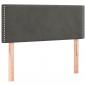 Preview: Boxspringbett mit Matratze Dunkelgrau 120x200 cm Samt