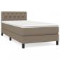 Preview: Boxspringbett mit Matratze Taupe 80x200 cm Stoff