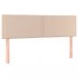 Preview: Boxspringbett mit Matratze & LED Cappuccino-Braun 140x200cm