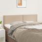 Preview: ARDEBO.de - Kopfteile 2 Stk. Cappuccino-Braun 72x5x78/88 cm Kunstleder