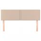 Preview: Kopfteile 2 Stk. Cappuccino-Braun 72x5x78/88 cm Kunstleder
