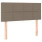 Preview: Boxspringbett mit Matratze Taupe 90x190 cm Stoff