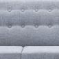 Preview: Sofa L-Form Stoff 171,5x138x81,5 cm Hellgrau