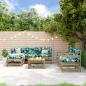 Preview: ARDEBO.de - 7-tlg. Garten-Lounge-Set Kiefernholz Imprägniert