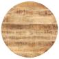 Preview: Tischplatte Massivholz Mango Rund 15-16 mm 40 cm