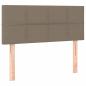 Preview: Boxspringbett mit Matratze Taupe 90x190 cm Stoff