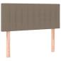 Preview: Boxspringbett mit Matratze Taupe 90x190 cm Stoff