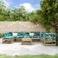 Preview: ARDEBO.de - 8-tlg. Garten-Lounge-Set Kiefernholz Imprägniert