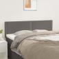 Preview: ARDEBO.de - Kopfteile 2 Stk. Grau 72x5x78/88 cm Kunstleder