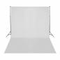 Preview: Fotostudio-Set mit Beleuchtung, Hintergrund und Reflektor