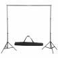 Preview: Fotostudio-Set mit Beleuchtung, Hintergrund und Reflektor