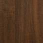 Preview: Sitzbank mit Stauraum Braun Eichen-Optik 62x42x46 cm