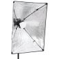 Preview: Fotostudio-Set mit Beleuchtung, Hintergrund und Reflektor