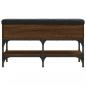 Preview: Schuhbank Braun Eichen-Optik 82x32x45 cm Holzwerkstoff