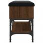 Preview: Schuhbank Braun Eichen-Optik 82x32x45 cm Holzwerkstoff