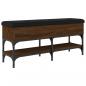 Preview: Schuhbank Braun Eichen-Optik 102x32x45 cm Holzwerkstoff
