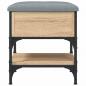 Preview: Schuhbank Sonoma-Eiche 42x42x45 cm Holzwerkstoff
