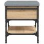 Preview: Schuhbank Sonoma-Eiche 42x42x45 cm Holzwerkstoff
